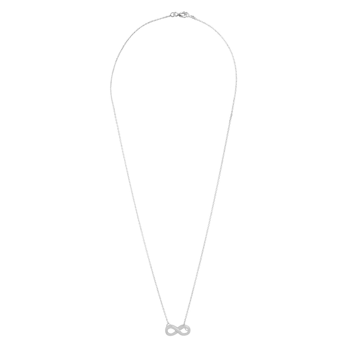 Sterling Silver Infinity Pendant Necklace