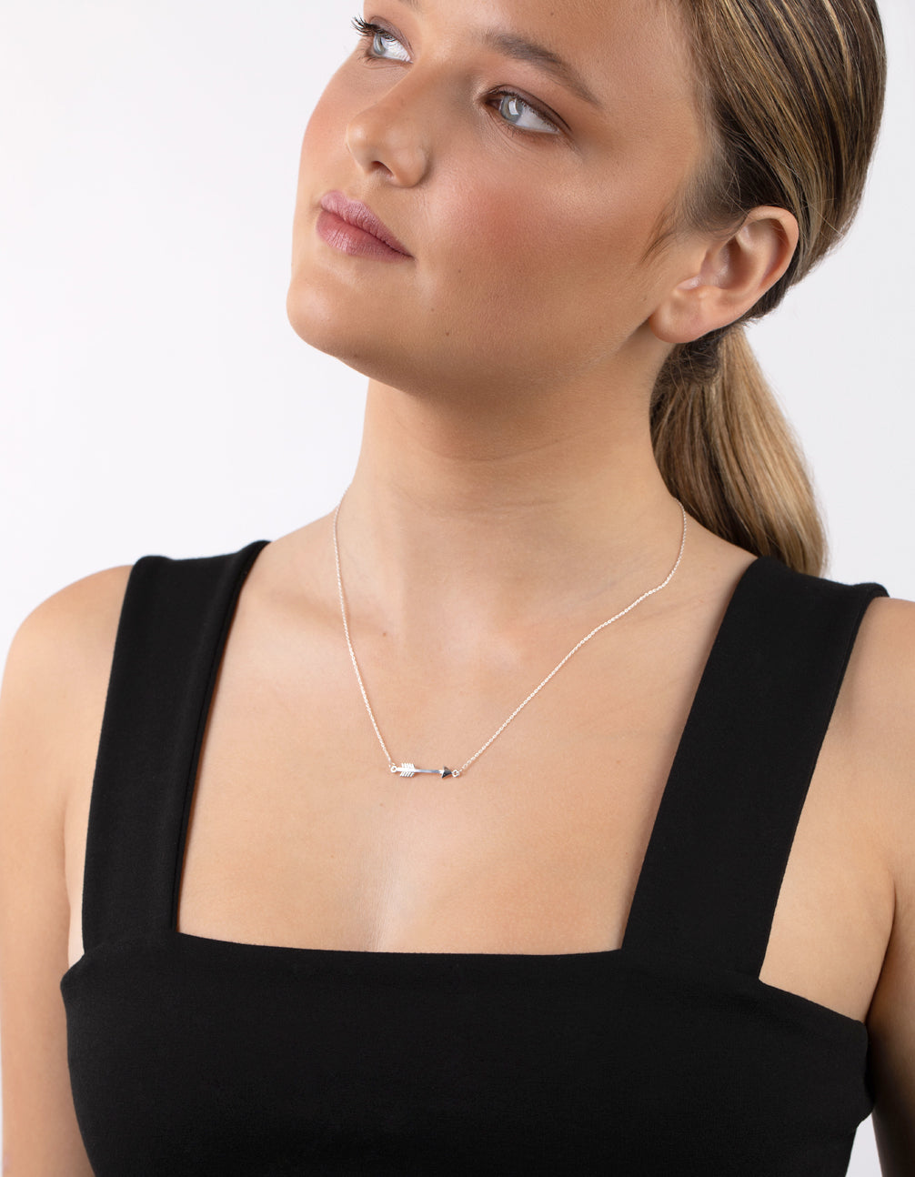 Sterling Silver Arrow Necklace