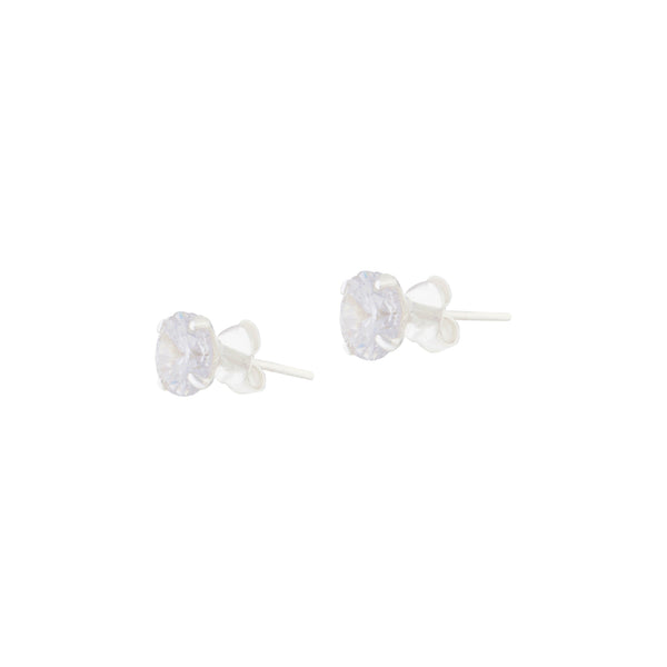 Sterling Silver 1 Carat Cubic Zirconia Stud