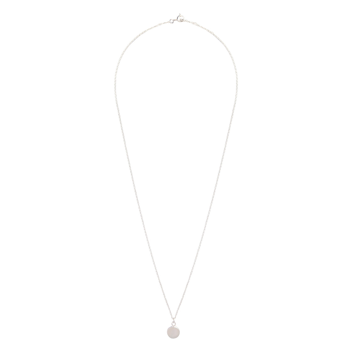 Sterling Silver Moonstone Pendant Necklace