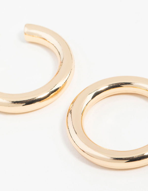 Gold Chunky Mini Hoop