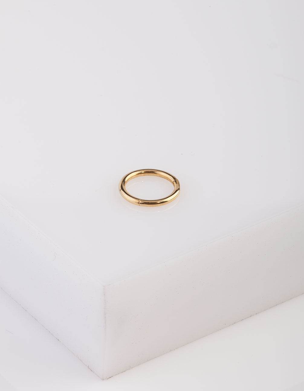 Gold Surgical Steel Clicker Ring