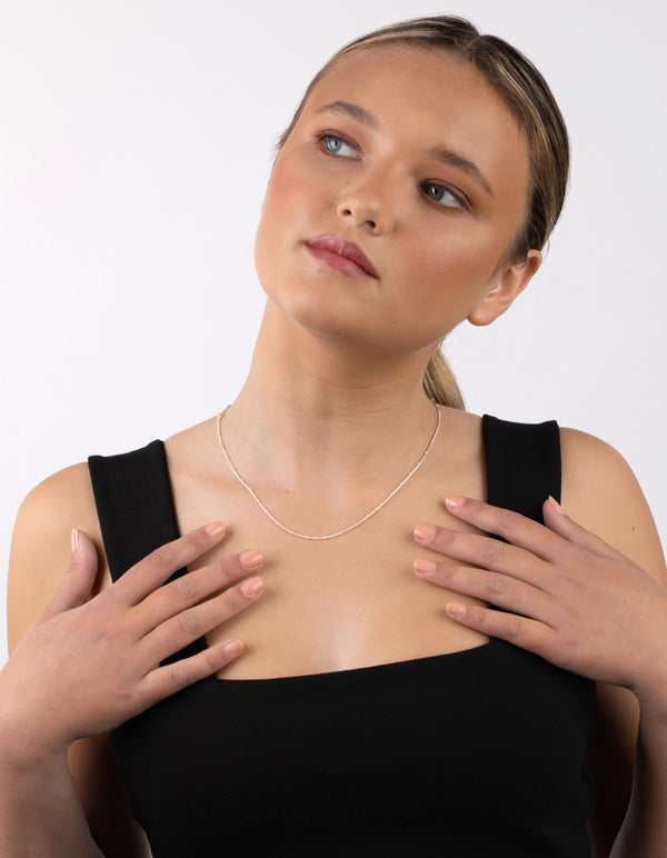 Sterling Silver Ball Chain Necklace