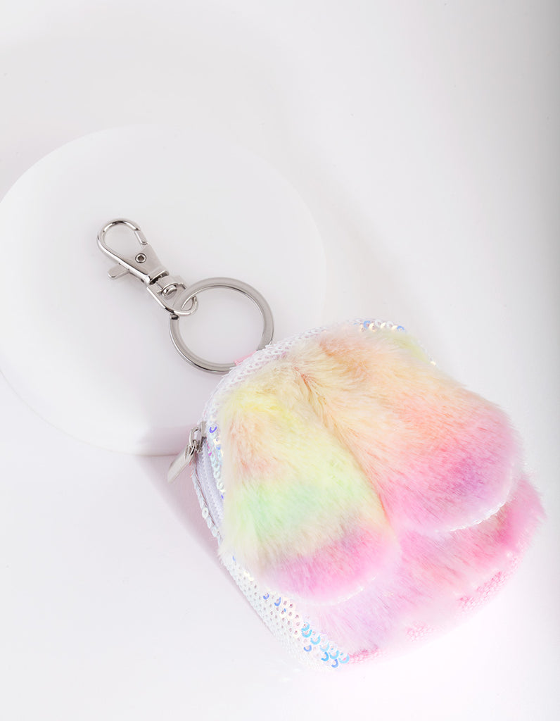 Kids Fluffy Bunny Backpack Keyring | Jewel near me | Jewelery