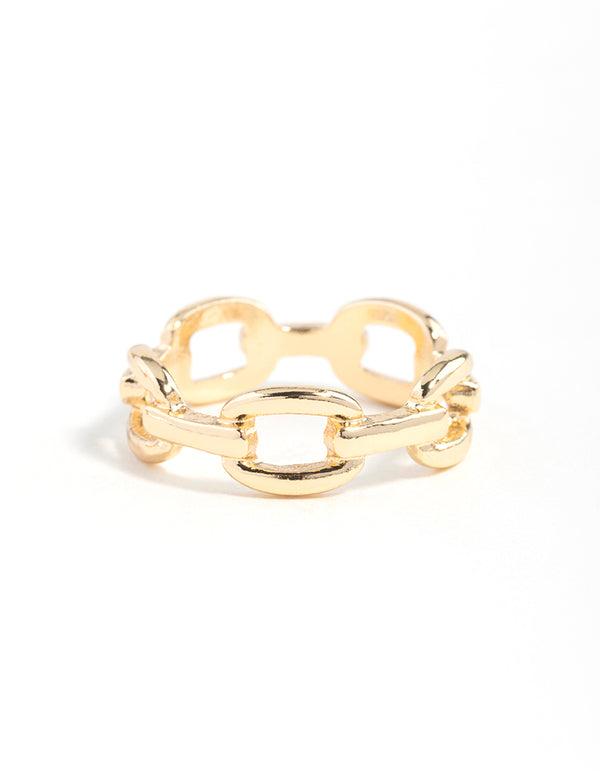 Gold Fine Chain Ring