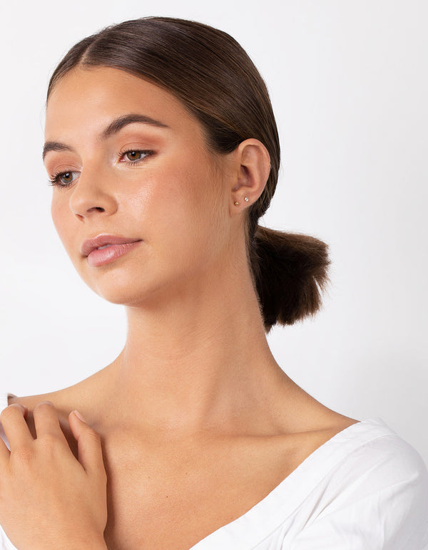 Gold Plated Sterling Silver Classic Earring Pack