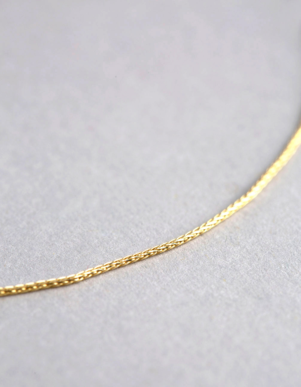 9ct Gold Spiga Chain Necklace