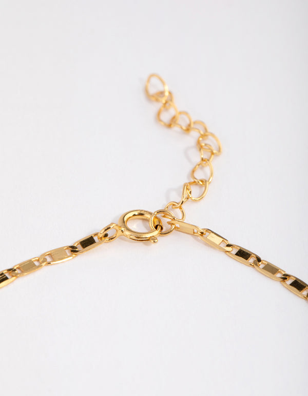 Gold Plated Sterling Silver Mariner Bracelet