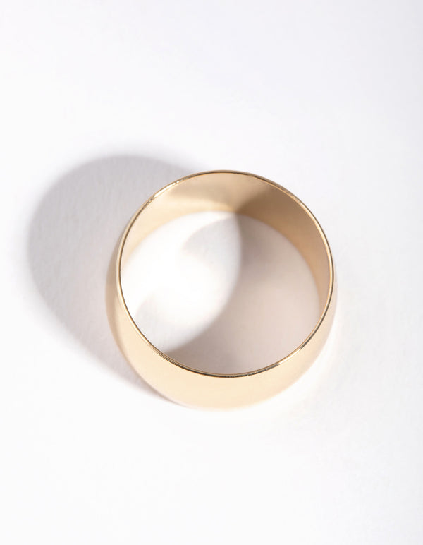 Gold Plated Cigar Ring
