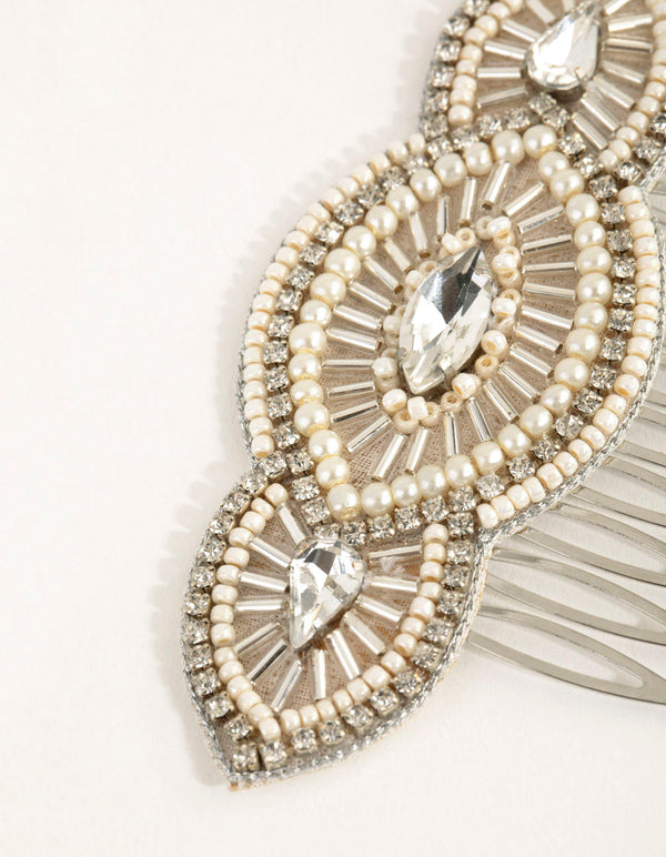 Dainty Embossed Detailed Comb