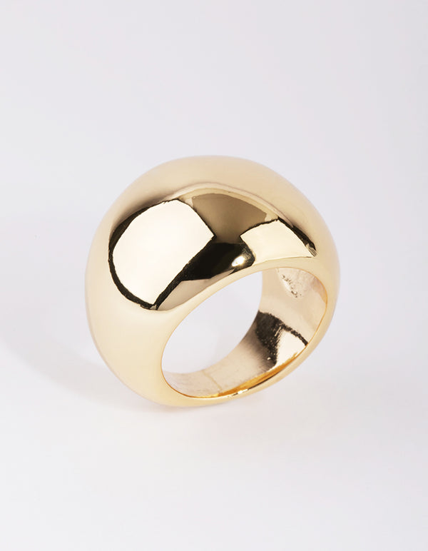 Gold Plated Statement Ring