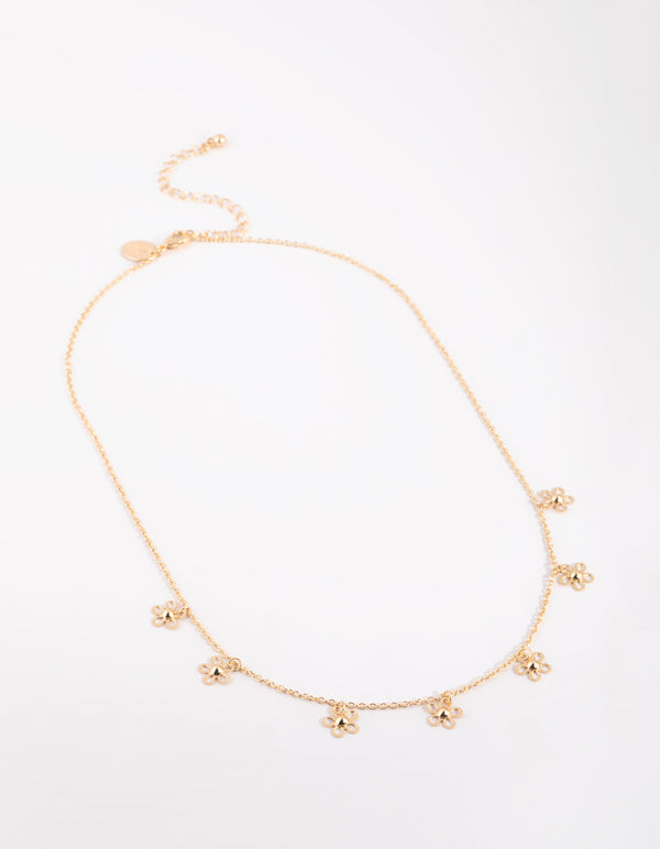 Gold Daisy Garden Necklace
