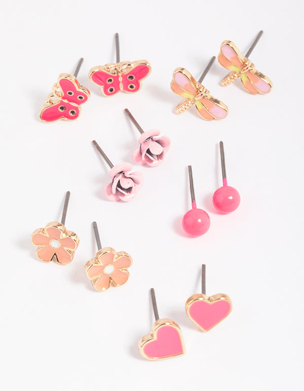 Kids Pretty Garden Stud Earring 6-Pack