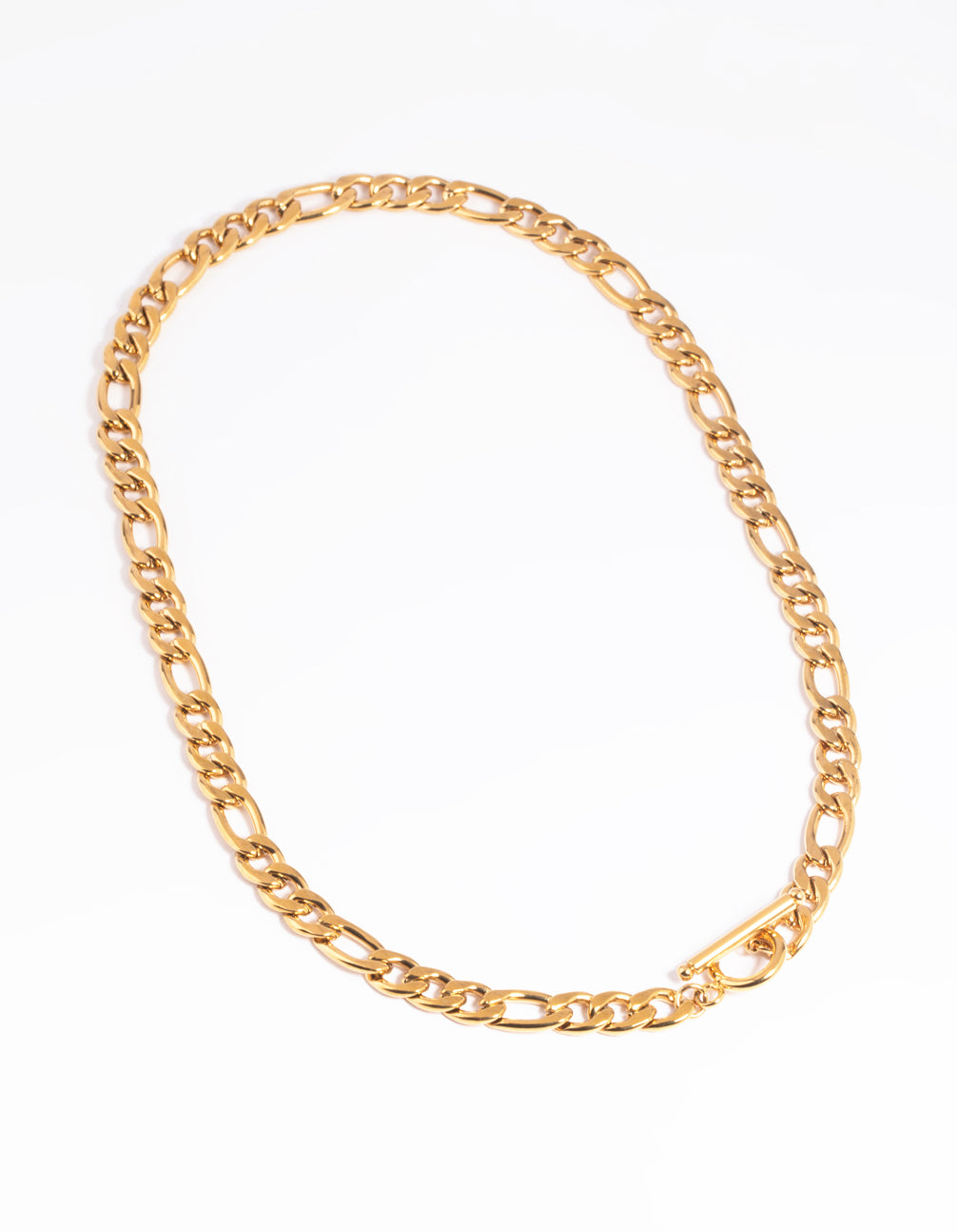 Waterproof Gold Plated Stainless Steel Fob Chain Necklace