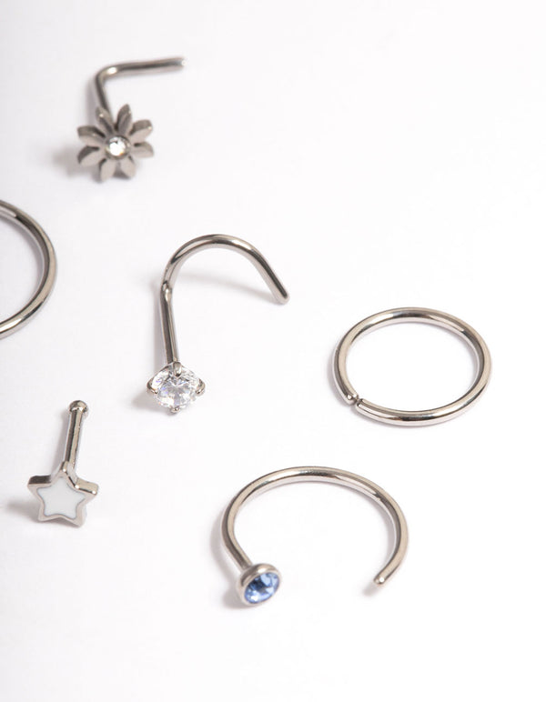 Titanium Flower & Trio Ball Nose 6-Pack