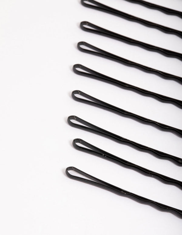 Coated Black Bobby Pin 10-Pack