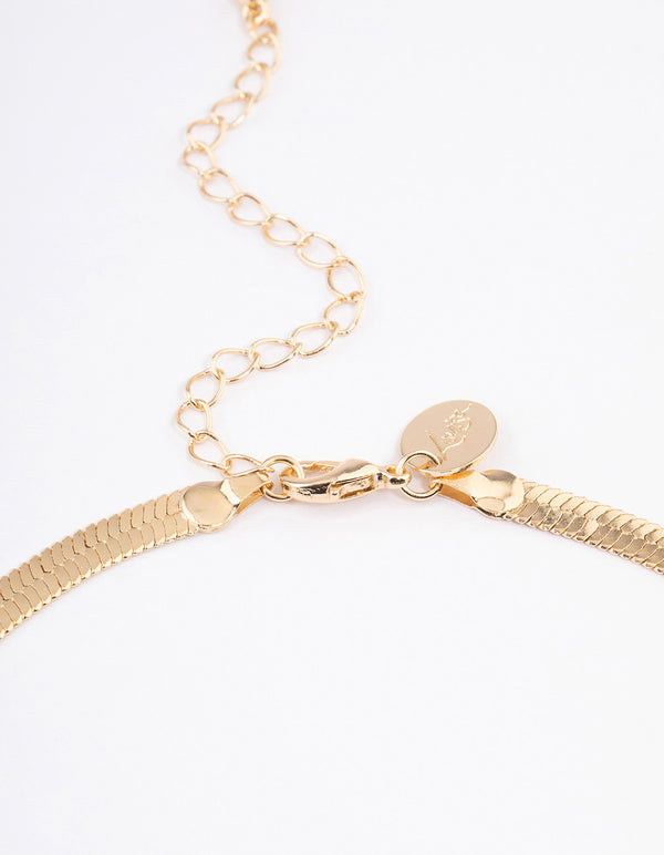 Gold Classic Snake Chain Necklace