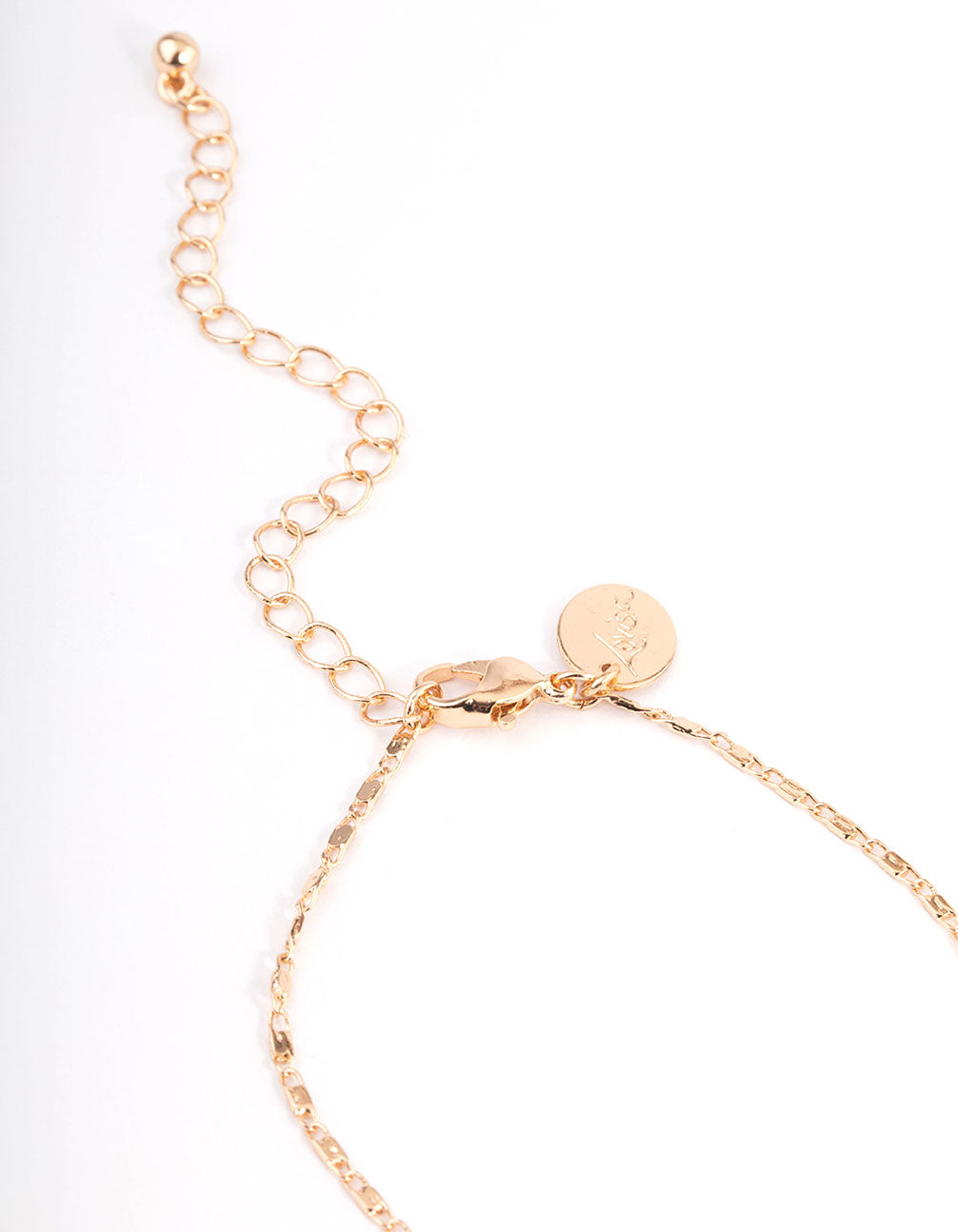Gold Heart Key Multi Necklace