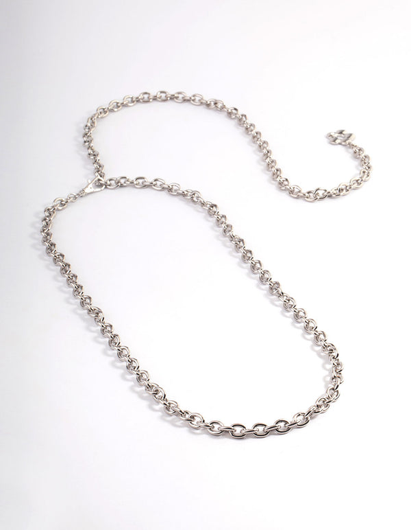 Silver Flower Charm Belt