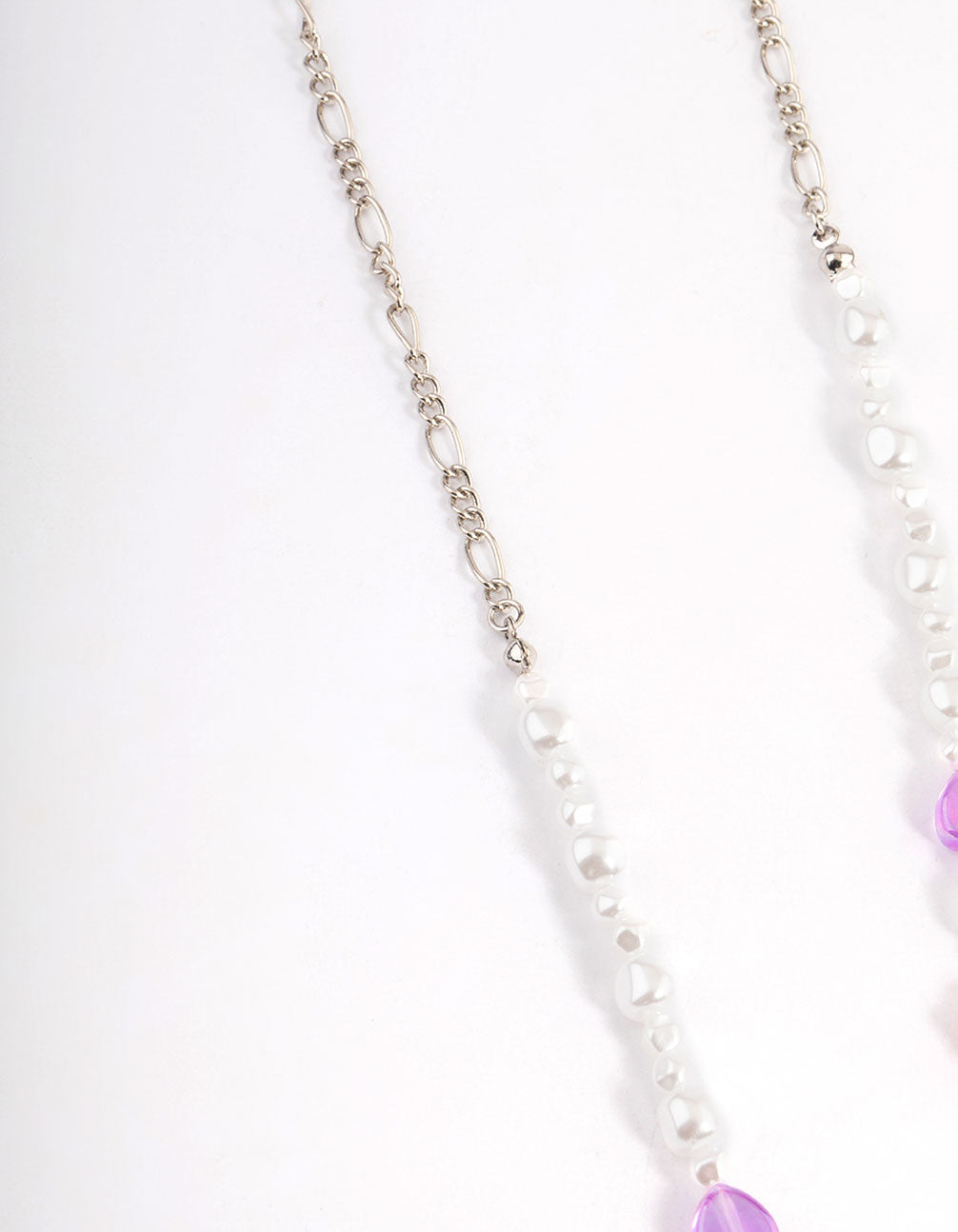 Silver Pearl Fig Classes Chain