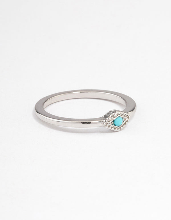 Silver Intricate Eye Ring