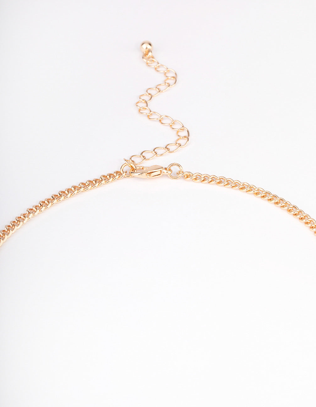 Gold Mixed Beaded Long Necklace