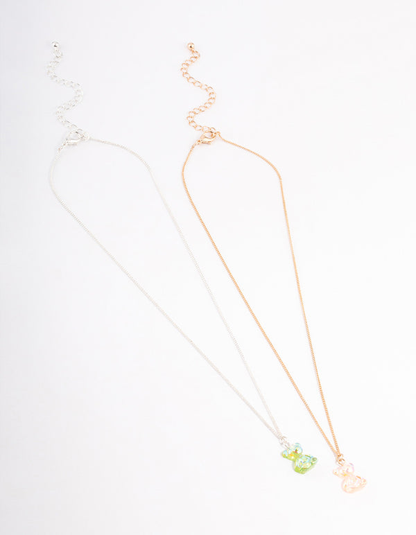 Teddy Bear Bestie Necklace Pack