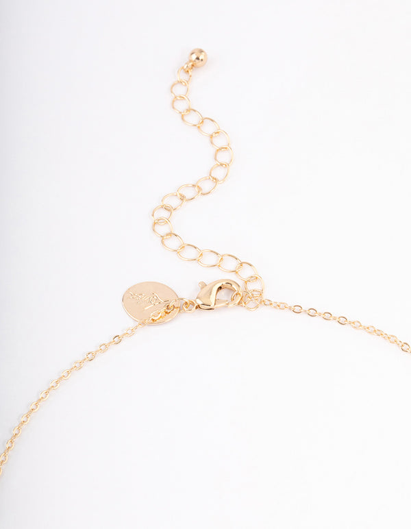 Gold Love Pendant Necklace