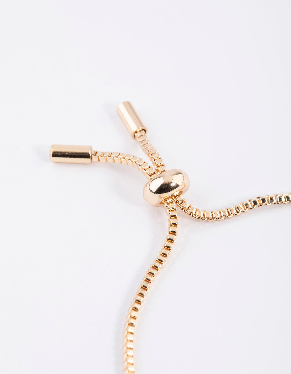 Gold Rose Quartz Heart Toggle Bracelet