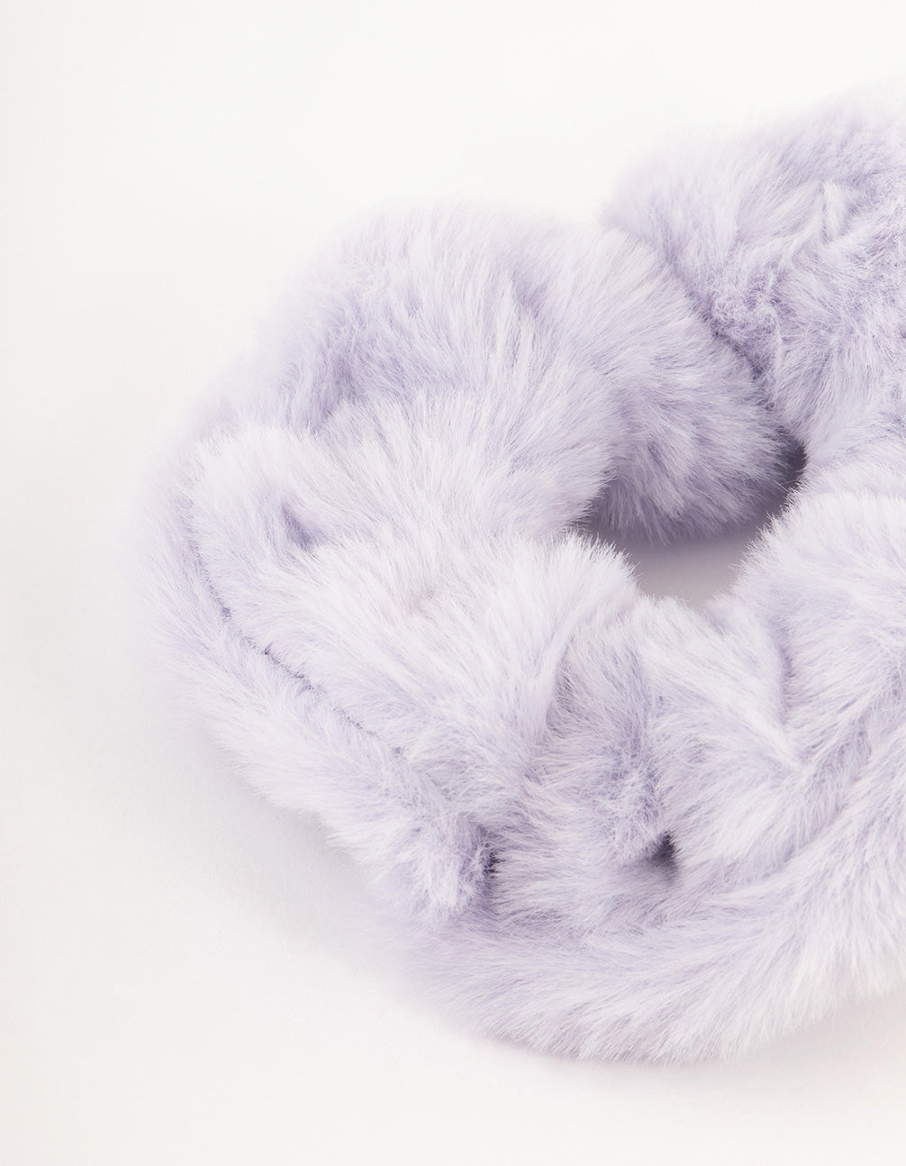 Lilac Fluffy Hair Scrunchie