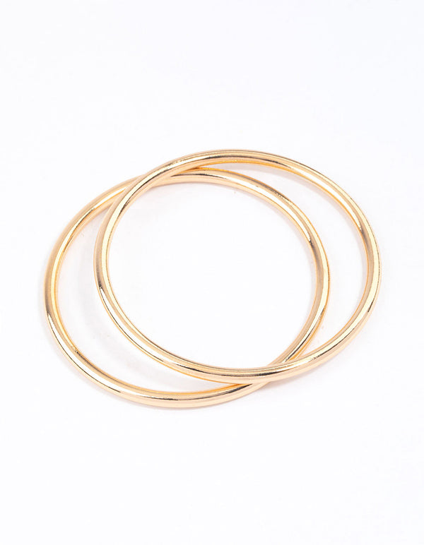 Gold Plain Bangle & Polishing Set