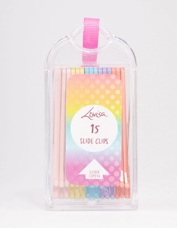Kids Pastel Hair Pin 15-Pack