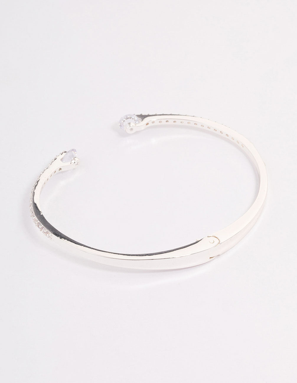 Silver Multi Cubic Zirconia Wrist Cuff