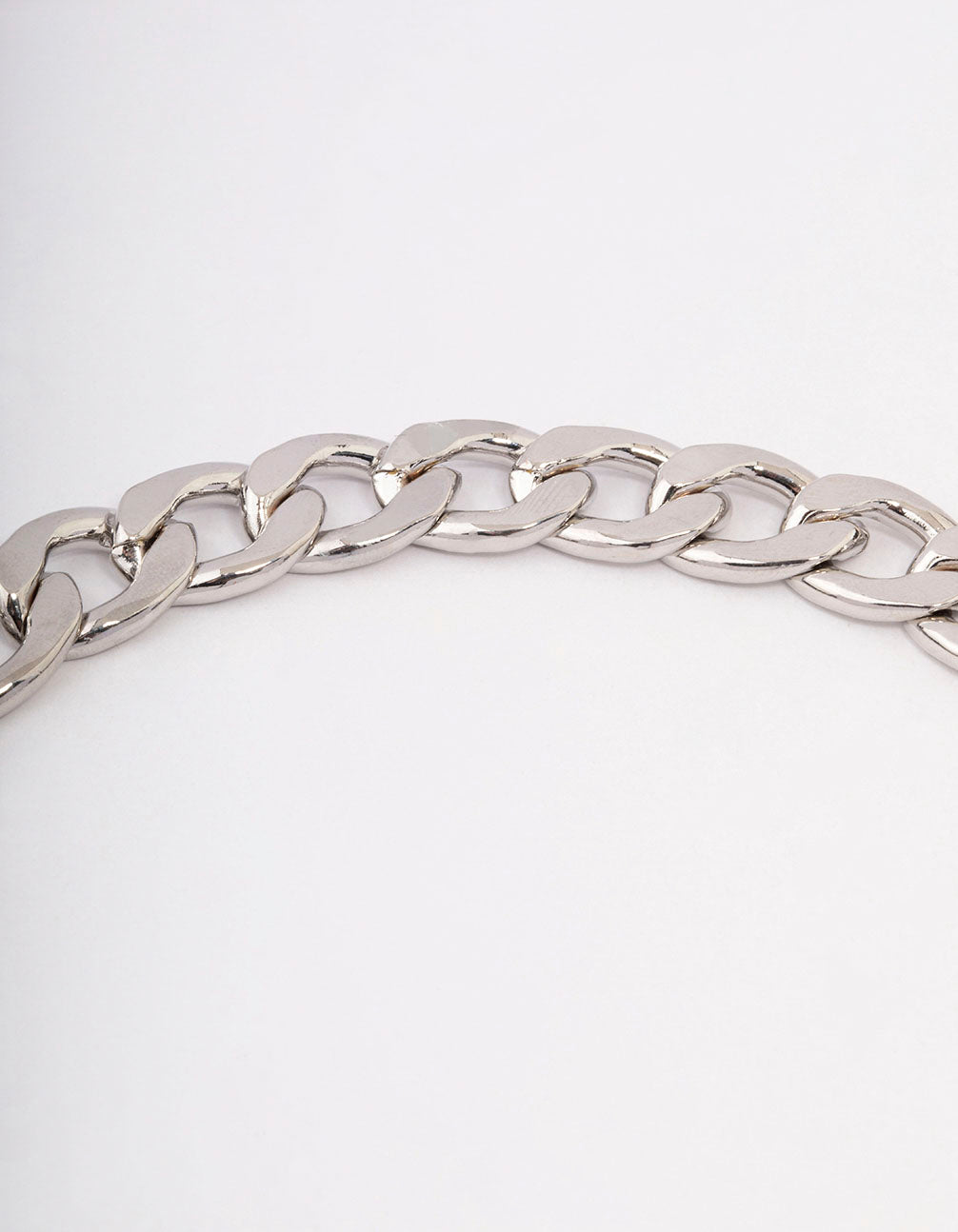 Silver Heart Chain Necklace