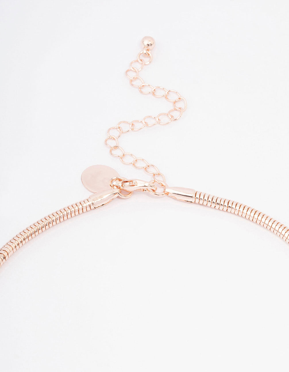 Rose Gold Marquise & Pearl Flower Statement Necklace