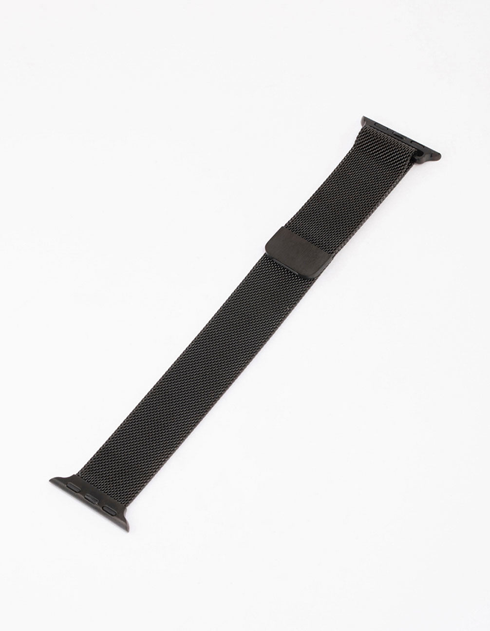 Black Coated Stainless Steel Mesh Watch Band 42/44/45mm
