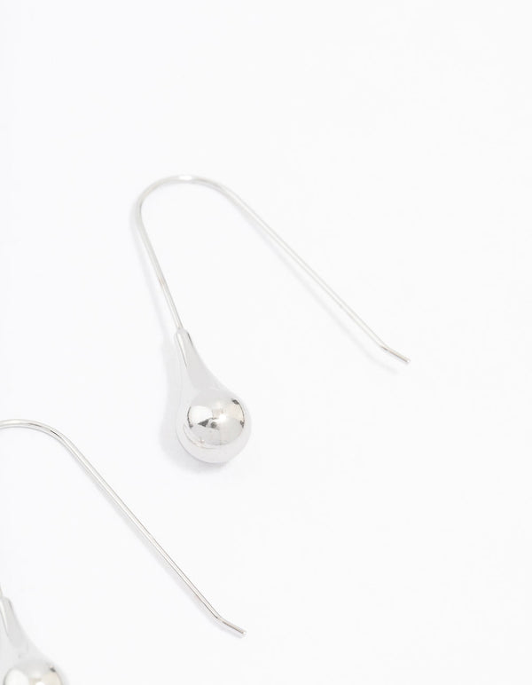 Waterproof Stainless Steel Thread Through Earrings