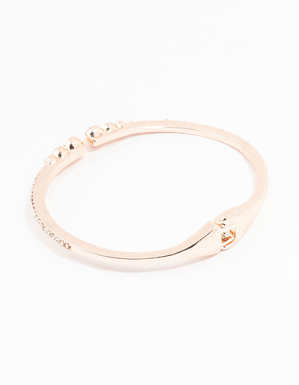 Rose Gold Diamante Bracelet