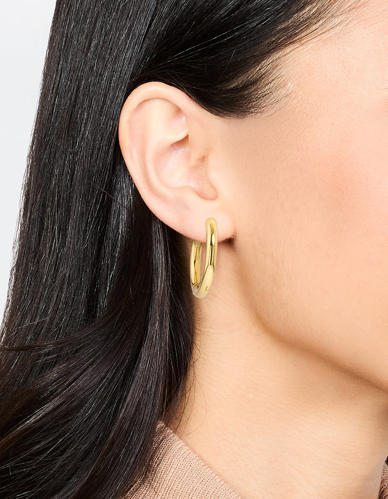 2mm x 24mm Click Hoop Earrings main image 0