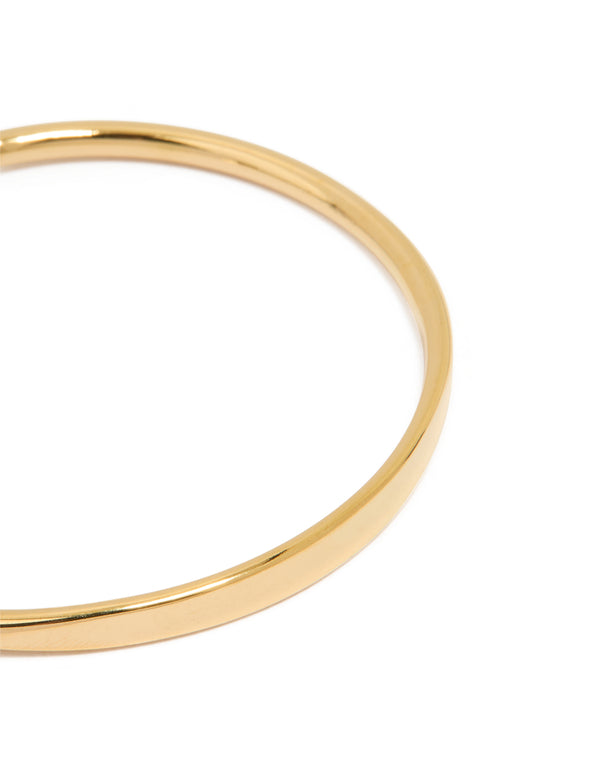 Waterproof Gold Plated Stainless Steel Slim Wrist Cuff