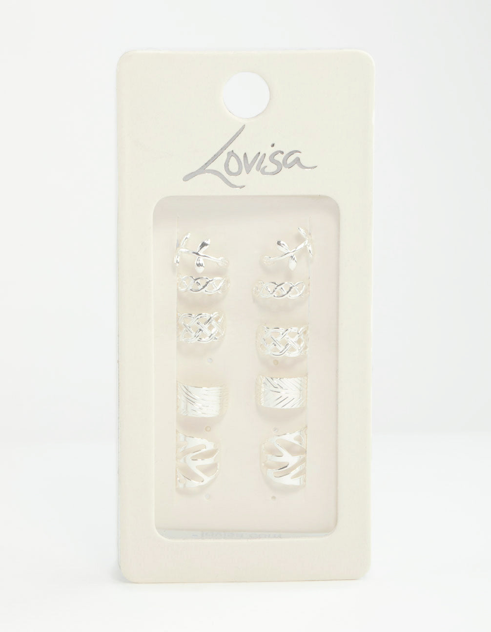 Silver Roman Leaf Cuff 10-Pack