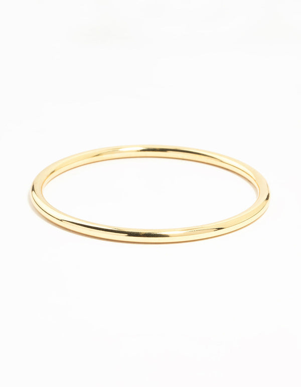 Gold Round Bangle