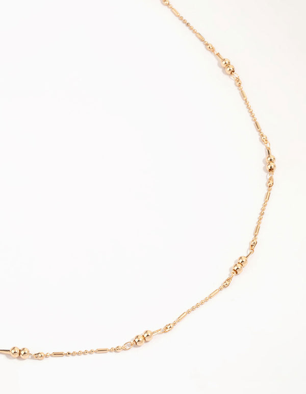 Gold Ball Fine Waist Chain