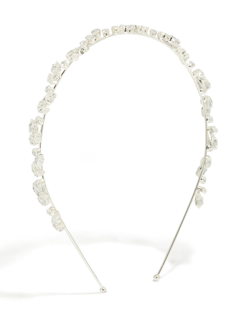Silver Wavy Vine Headband