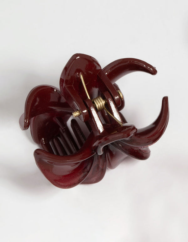 Multicoloured Mini Frangipani Claw Clips 4-Pack