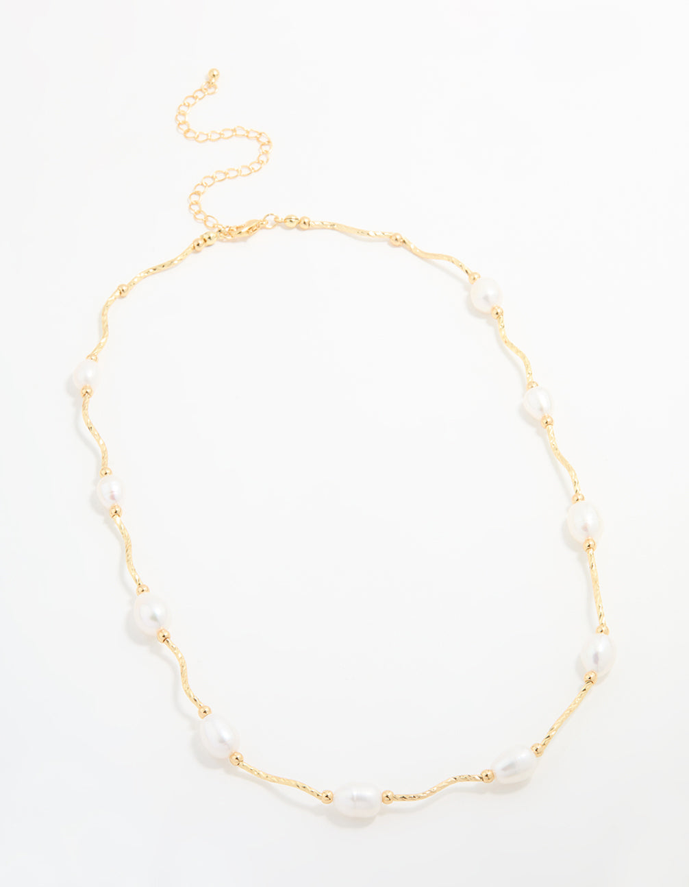 Gold Plated Freshwater Pearl Necklace