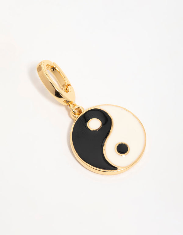 Gold Yin Yang Charm