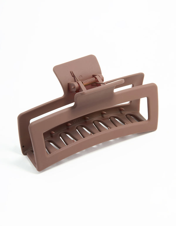 Brown Extra Large Claw Clip