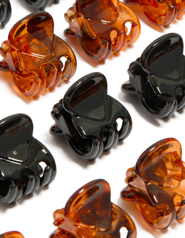 Neutral Mini Claw Clips 24-Pack