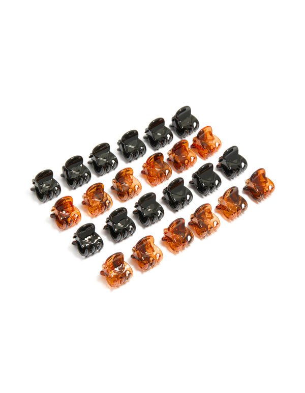 Neutral Mini Claw Clips 24-Pack